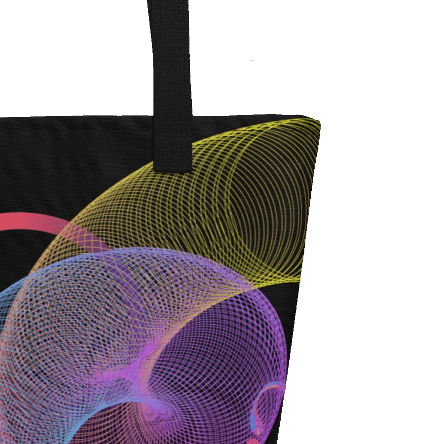 Mesmerizing Spiral Wave Tote Bag metaverse entusiast genz ladies and girls product image (9)