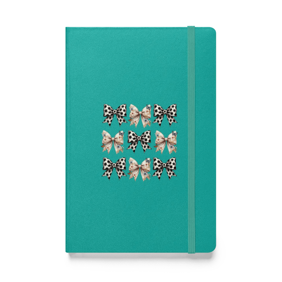Spring Bows Soccer Chic Hardcover Journal product image (1)