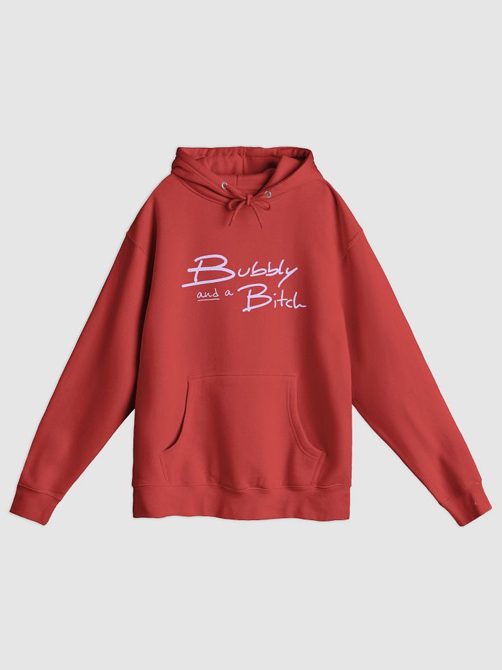 Bubbly and a B*tch (lavender design) printed premium pullover hoodie product image (11)
