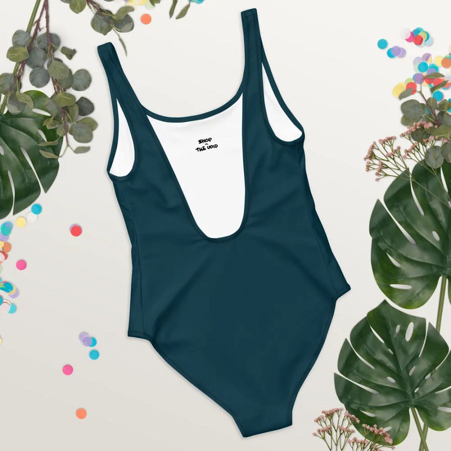 Bubbly and a B*tch (fir shadow design) one piece swimsuit product image (7)