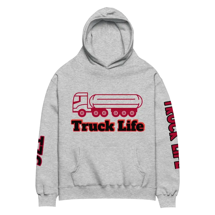 Truck Life Hoodie - White/Grey product image (2)