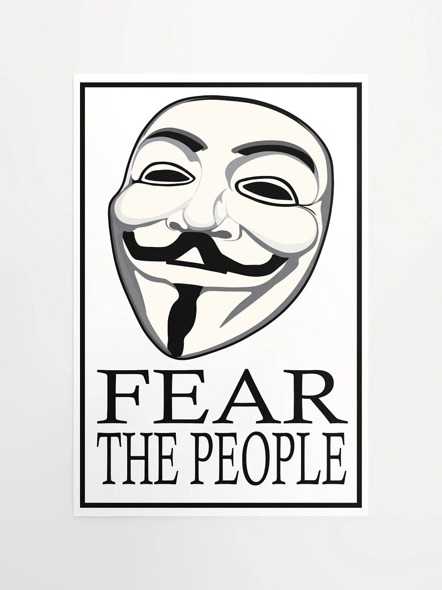 Fear The People - Black - Enhanced Matte Paper Poster product image (4)