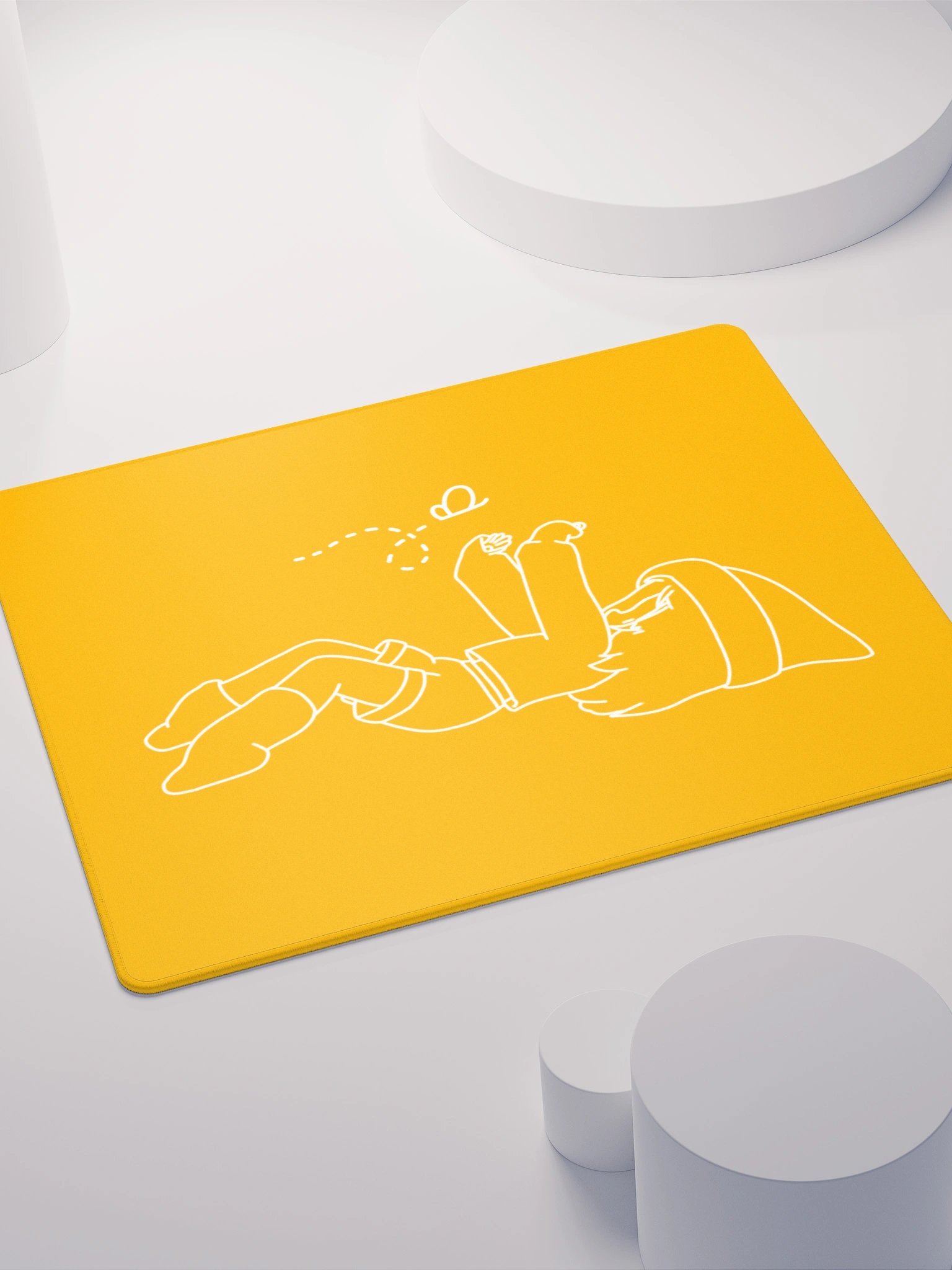 mouse pad (yellow) product image (4)