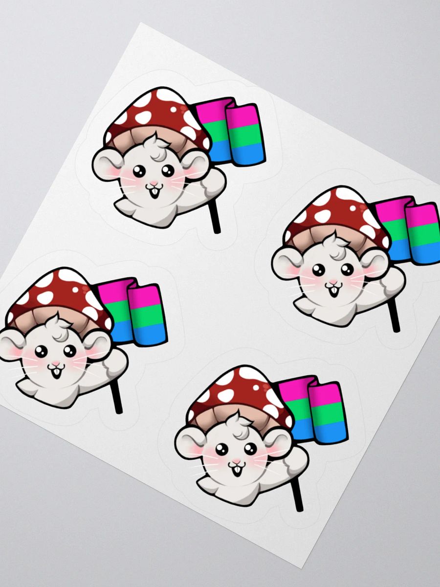 Polysexual Pride Flag Stickers product image (2)