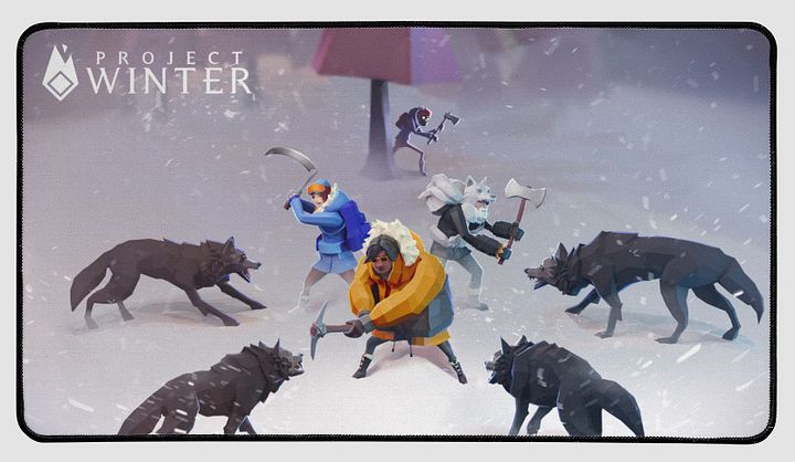 Wolf Scene Desk Mat product image (2)