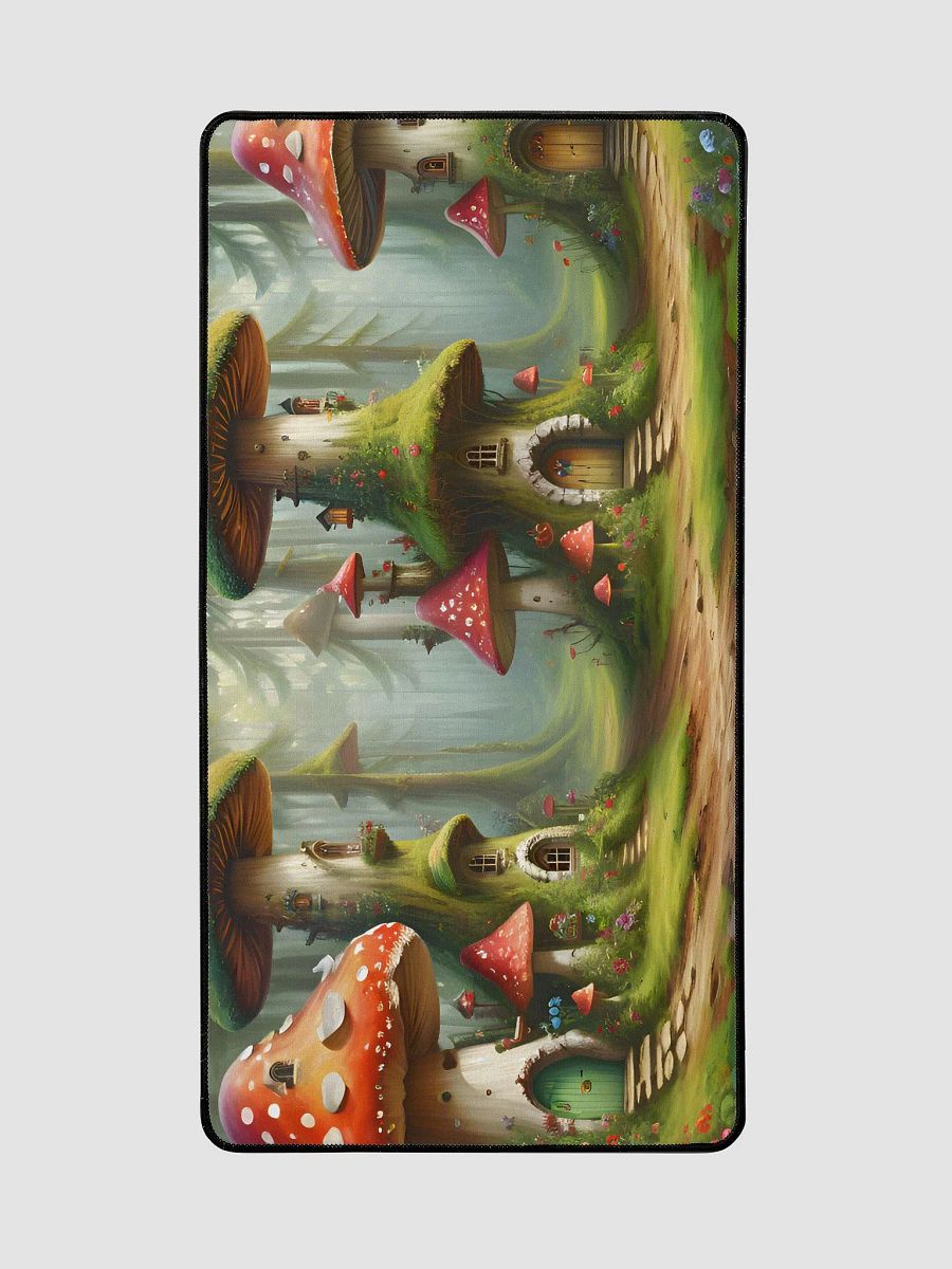 Desk Mat (31.5x15.5 inches) - Colorful Toadstool Village product image (3)