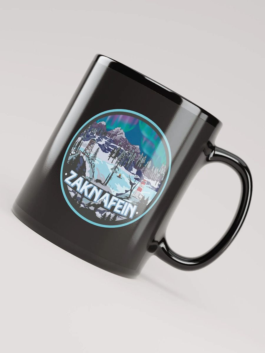 Zaknafein Camp Fire Chats Black Ceramic Mug product image (5)