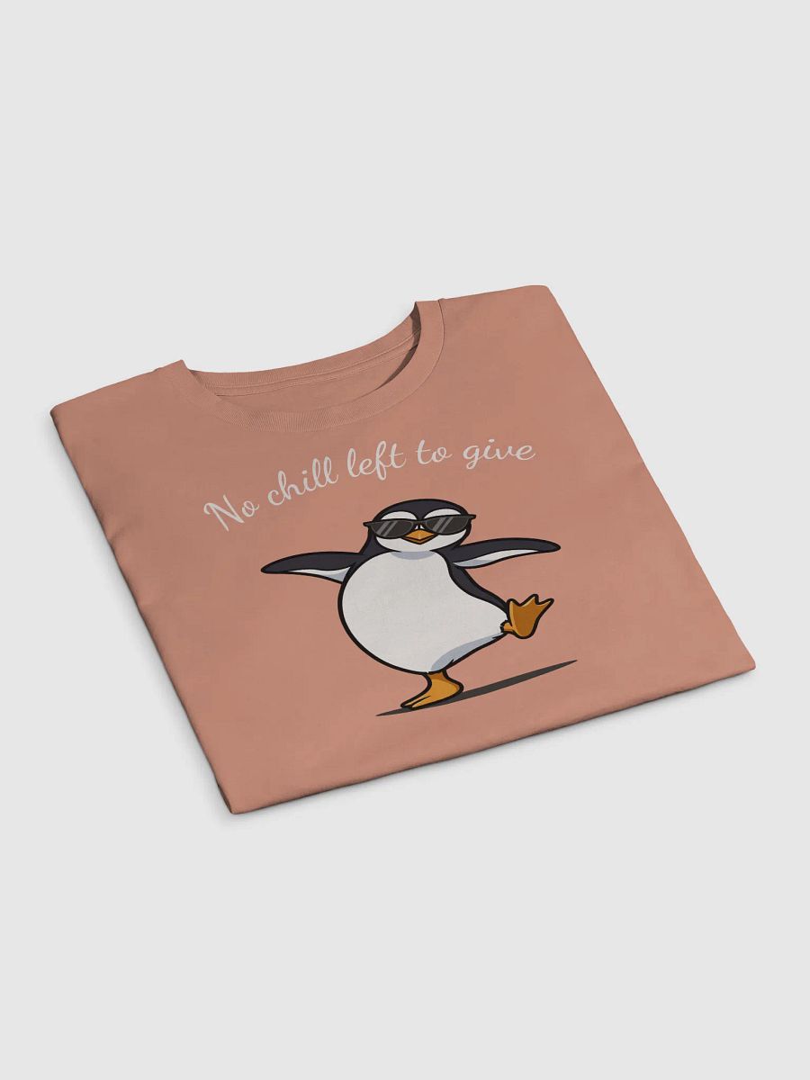 Funny Penguin Women's Crop Top - No Chill Left To Give Cool Design product image (12)