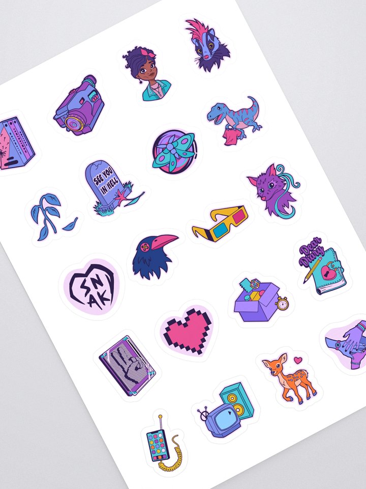 Lost Records: Bloom & Rage Tape 2 Trophies Stickers product image (1)