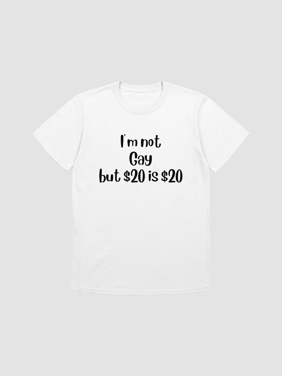 I'm Not Gay But $20 is $20 Unisex T-Shirt V5 product image (1)