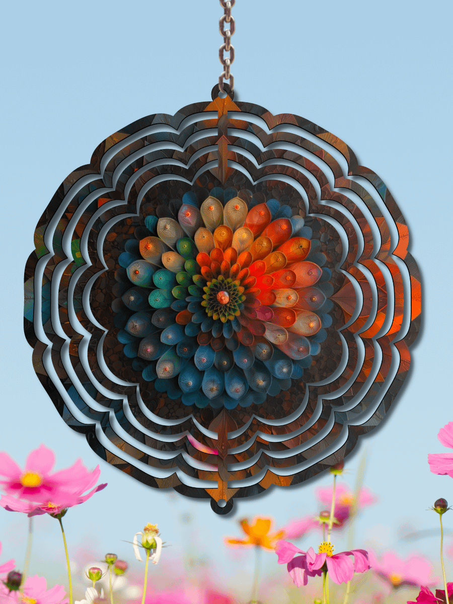 Mandala - wind spinner sublimation design product image (1)
