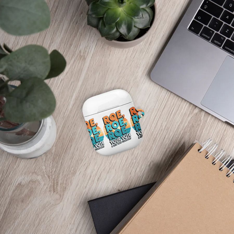 ROE FOR YOUR VOTE All-Over Print AirPods® Case product image (9)