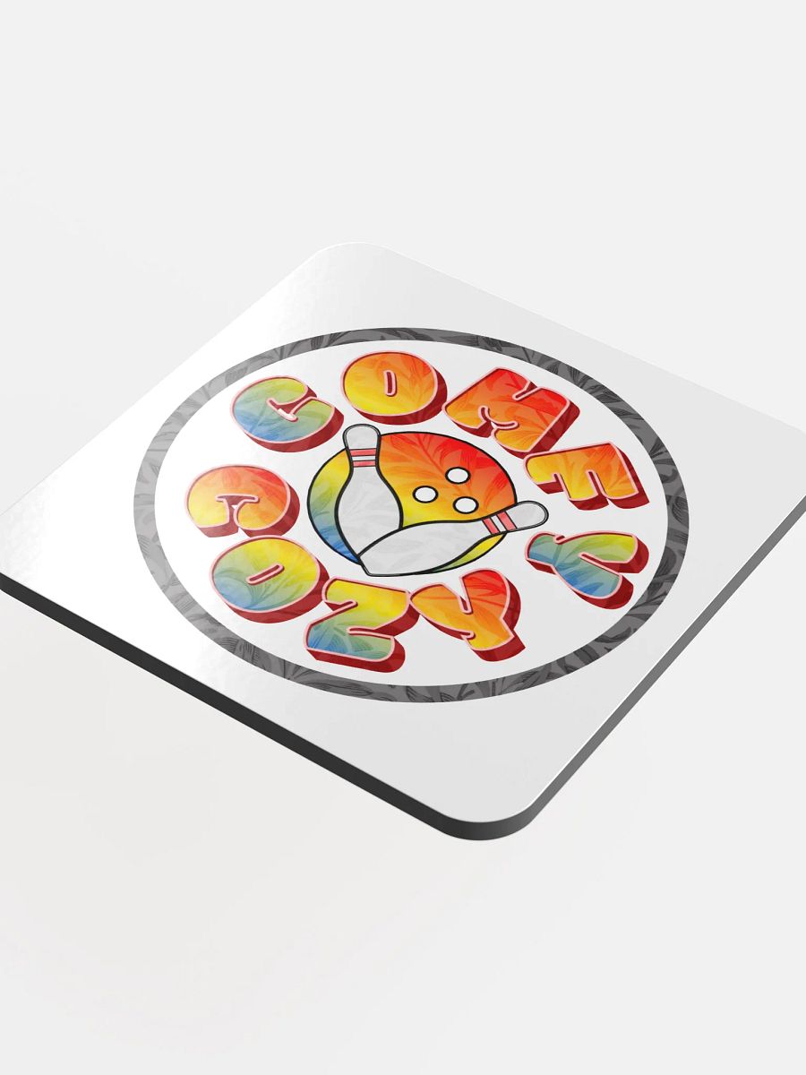 Comfy Cozy Bowling Ball Bliss Cork Coaster product image (4)
