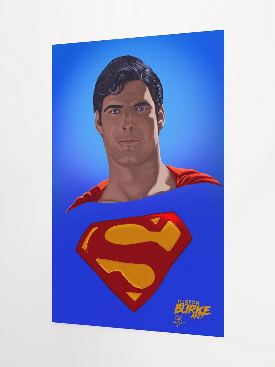 Reeve "Man of Steel" Forever 12x18 Fine Art Print product image (3)