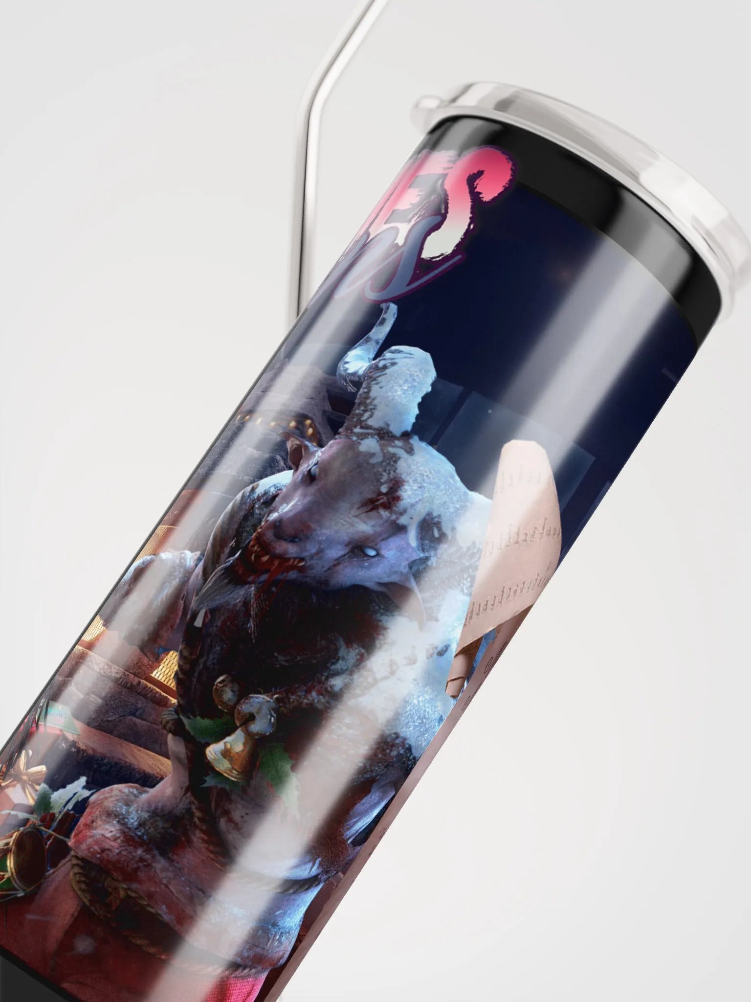 💜🎄 LIMITED KRAMPUS TUMBLER 😈💚 product image (5)