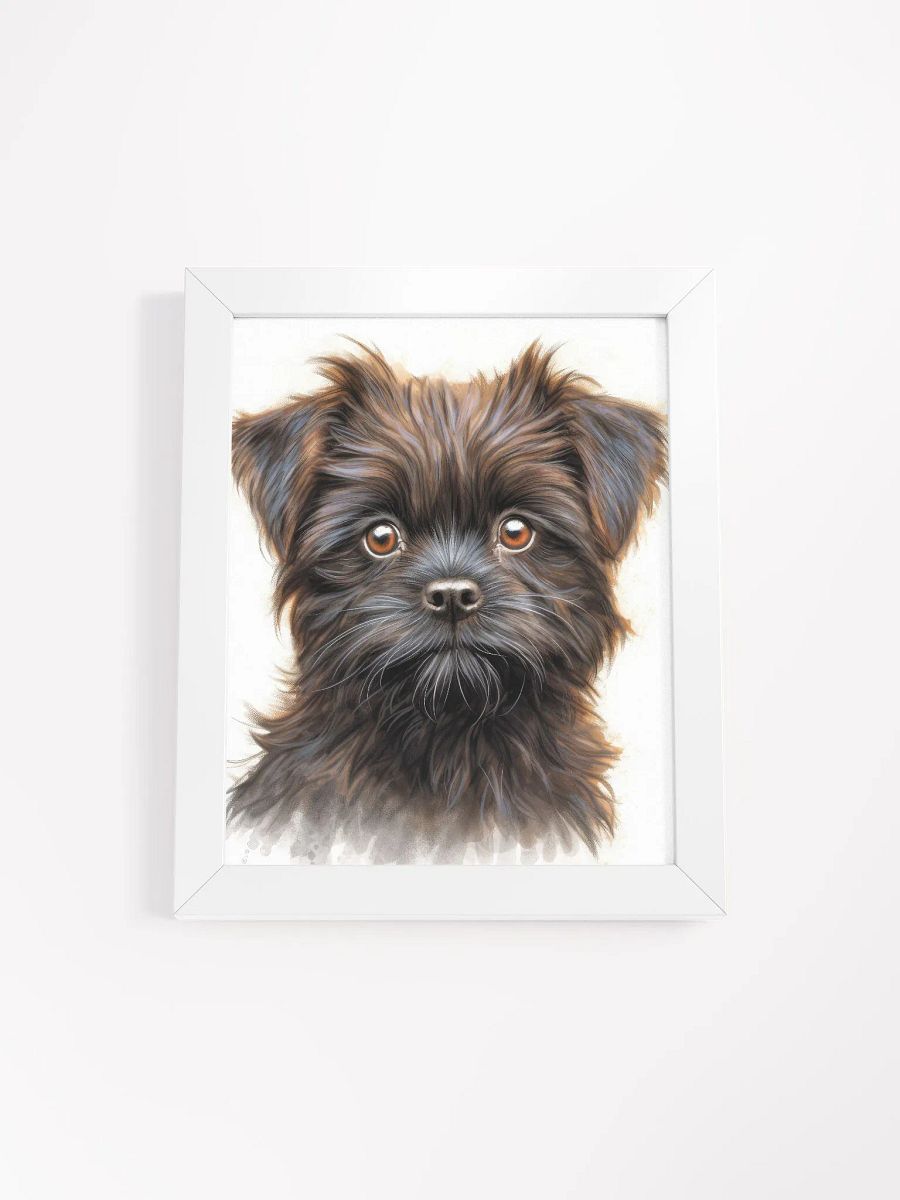 Affenpinscher Puppy Portrait Watercolor Wall Art product image (1)