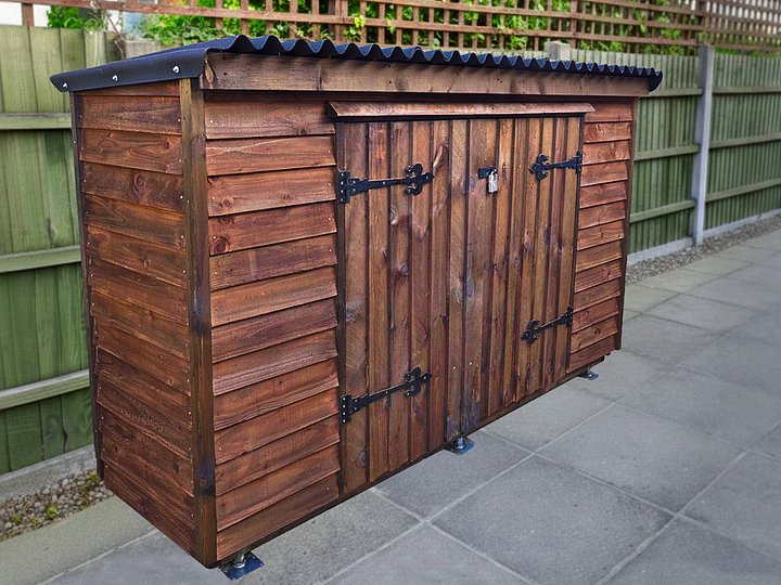 DIY Shed Plans and 3D model - Approx. 8 x 2.5ft (2.4m x 76cm) product image (2)