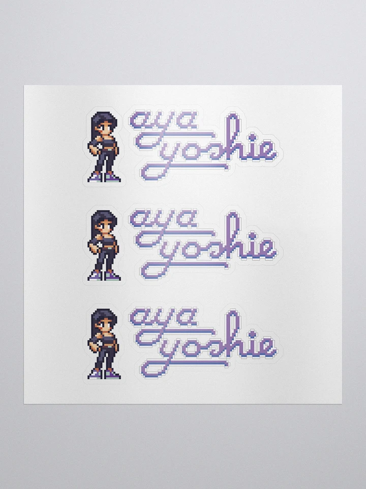Aya Yoshie Pixel Stickers product image (1)