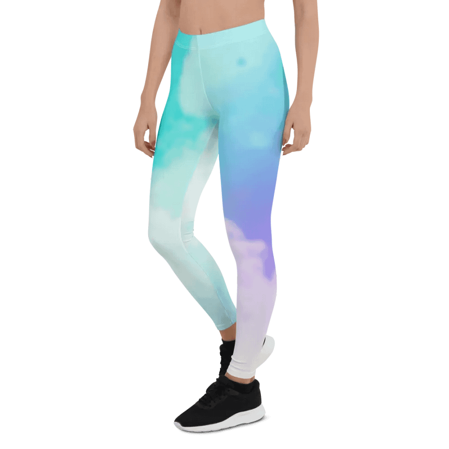 Blur cloud rainbow Design Legging - V2 product image (6)