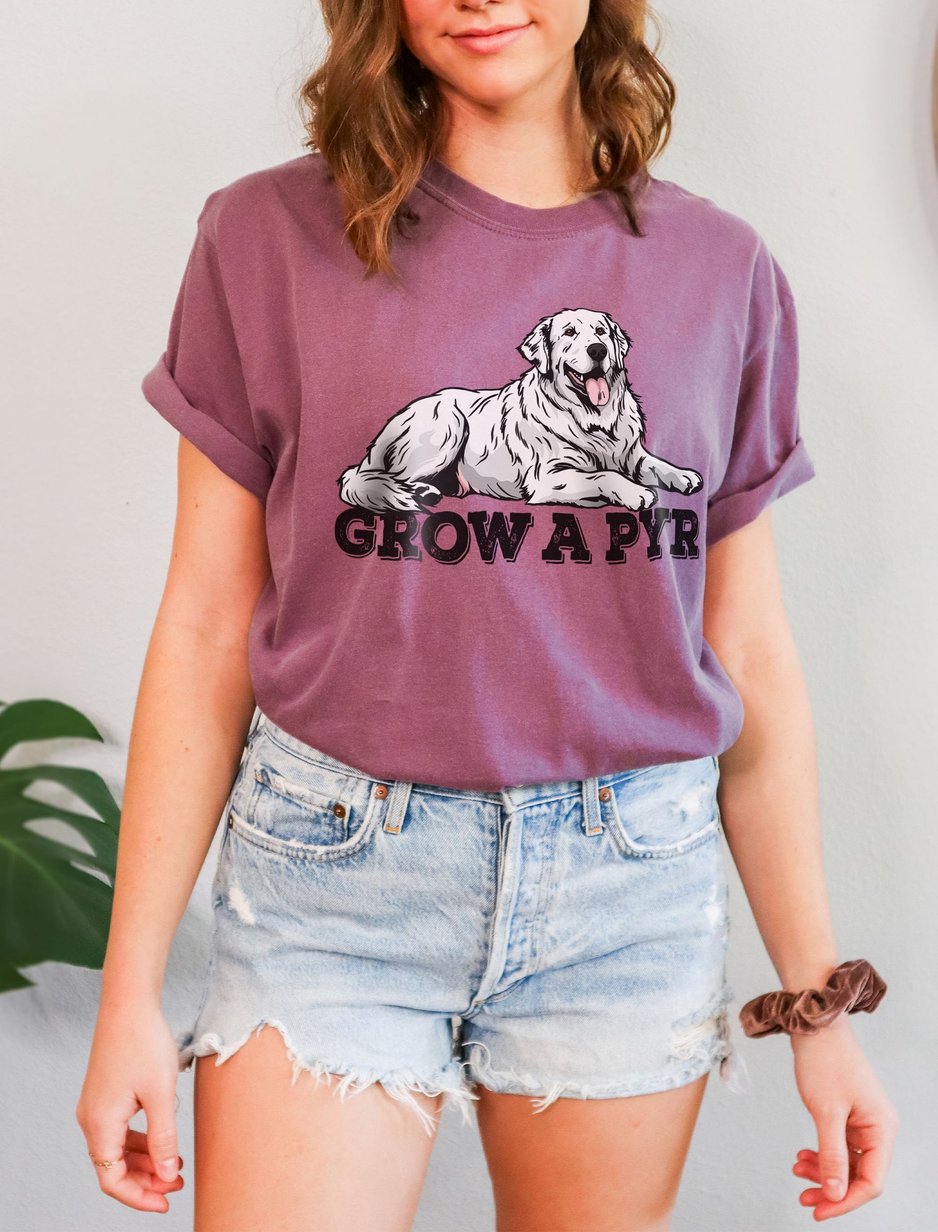 Grow a Pyr T-Shirt of a Great Pyrenees | Funny T-Shirt for Pyr Paw-rents product image (6)