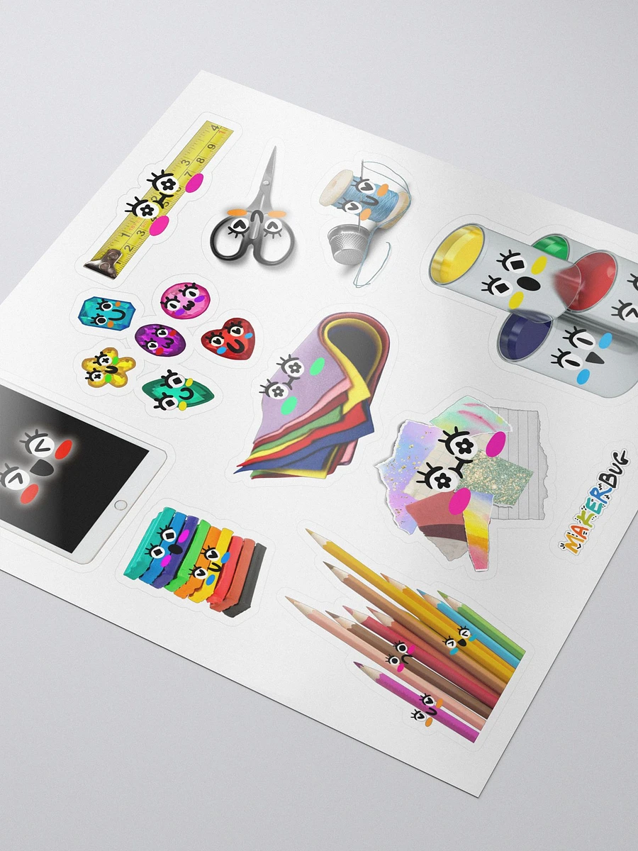 DAILY ART SUPPLIES (set 2) Sticker Sheet product image (3)