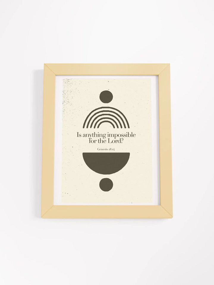 'Genesis 18:14' Poster product image (1)