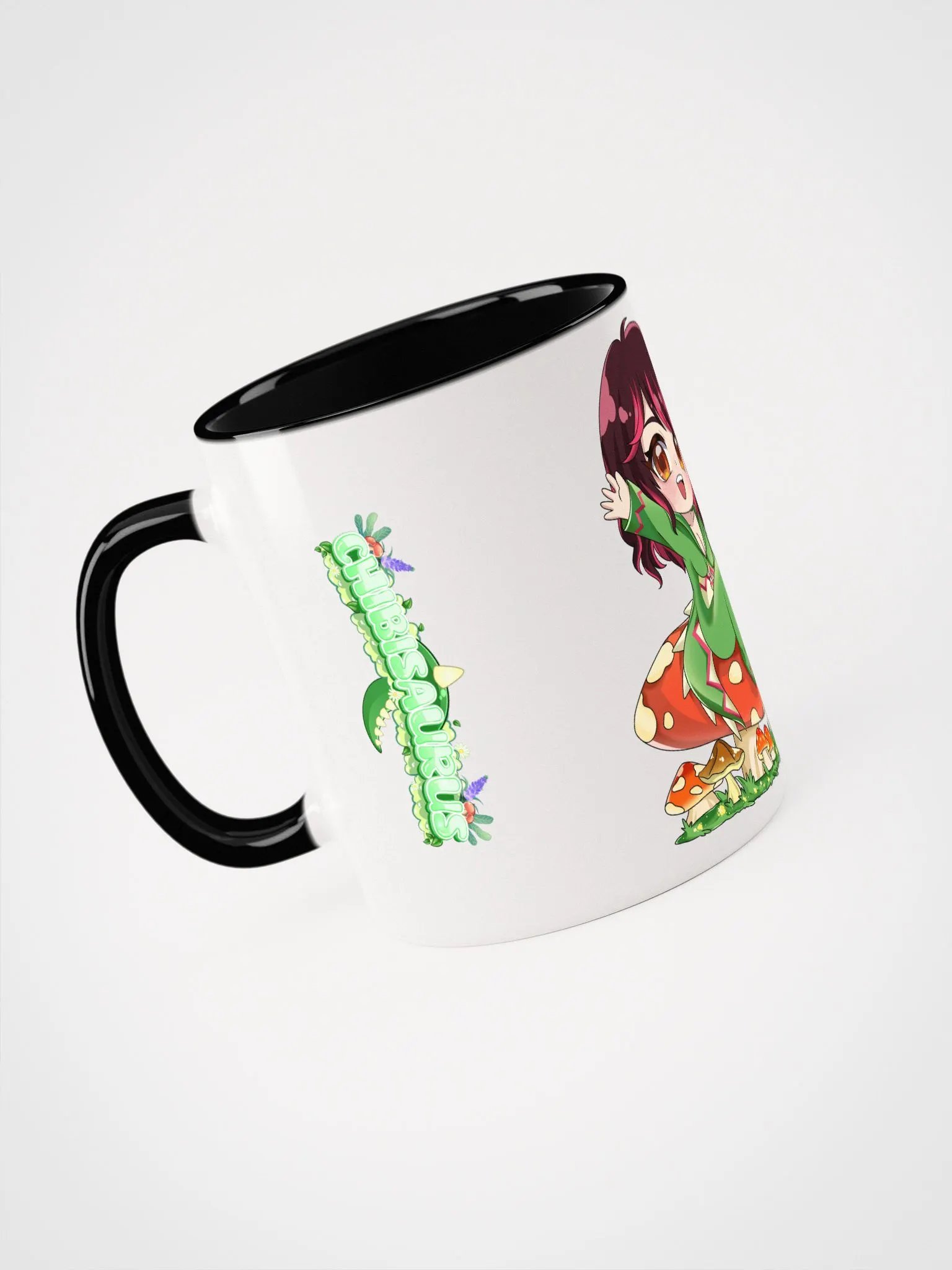 Chibisaurus Mushrooms Good Vibes Mug product image (4)