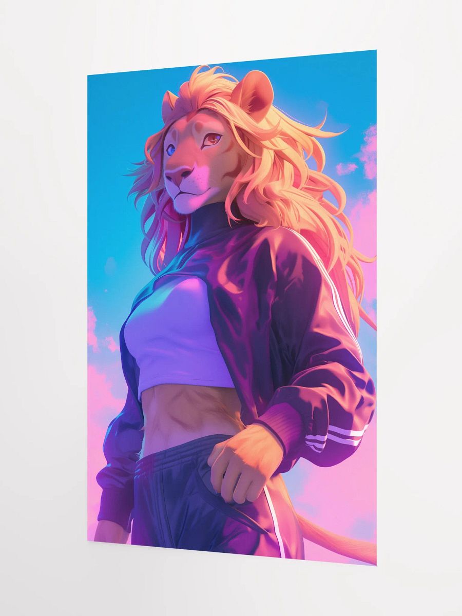 Lionhearted Fashionista Matte Poster product image (3)