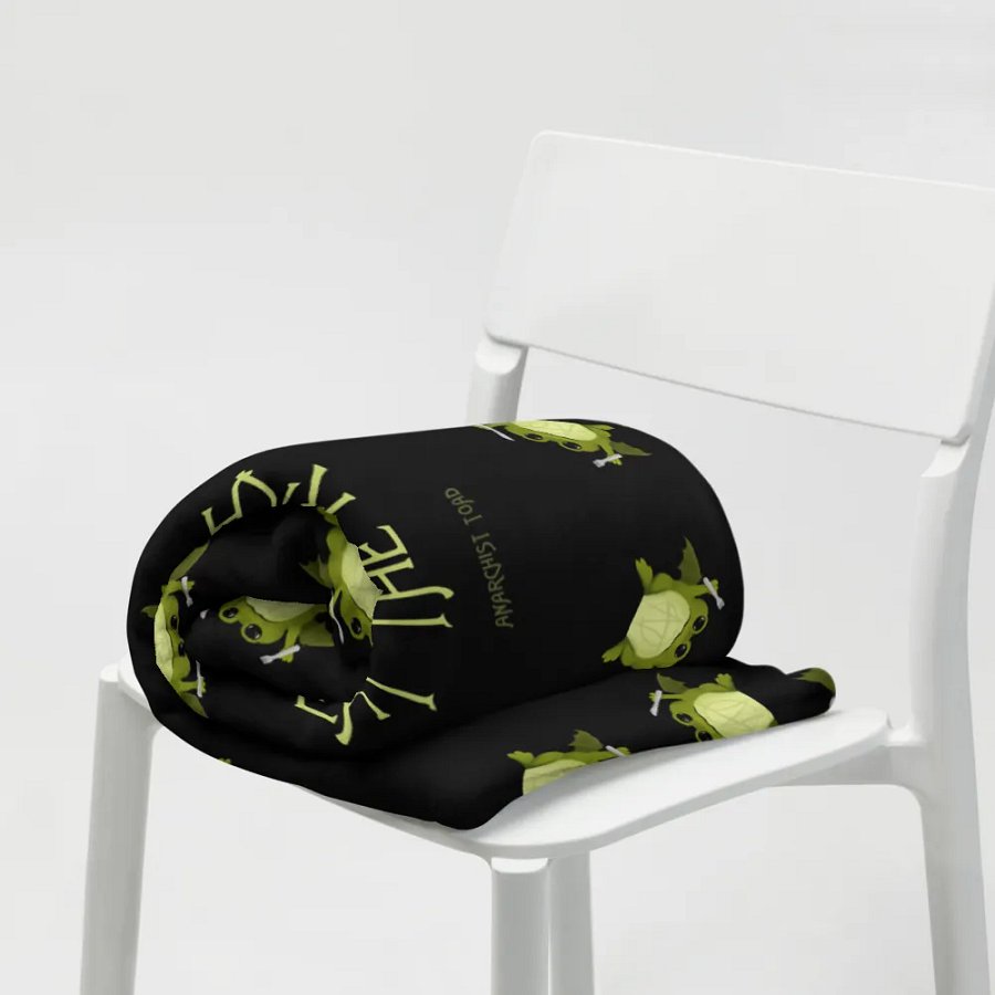 Eat the Rich Throw Blanket product image (19)