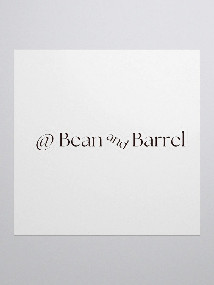 Bean and Barrel Channel Sticker product image (1)