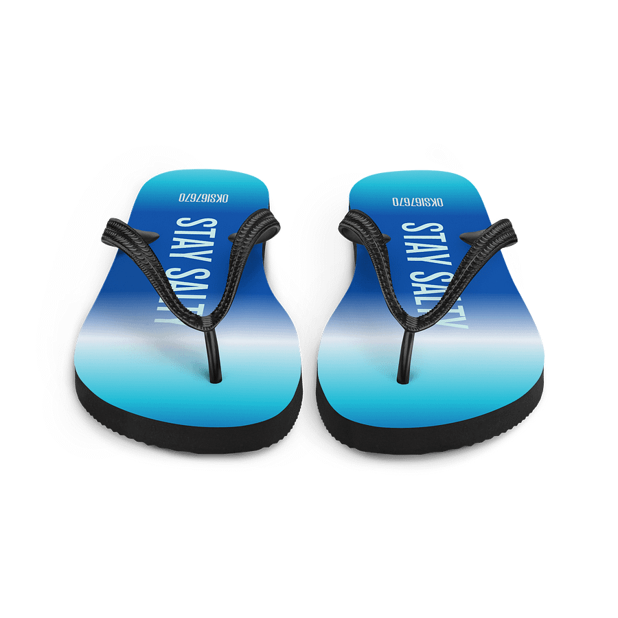 Salty Vibes Custom Flip-Flops product image (4)