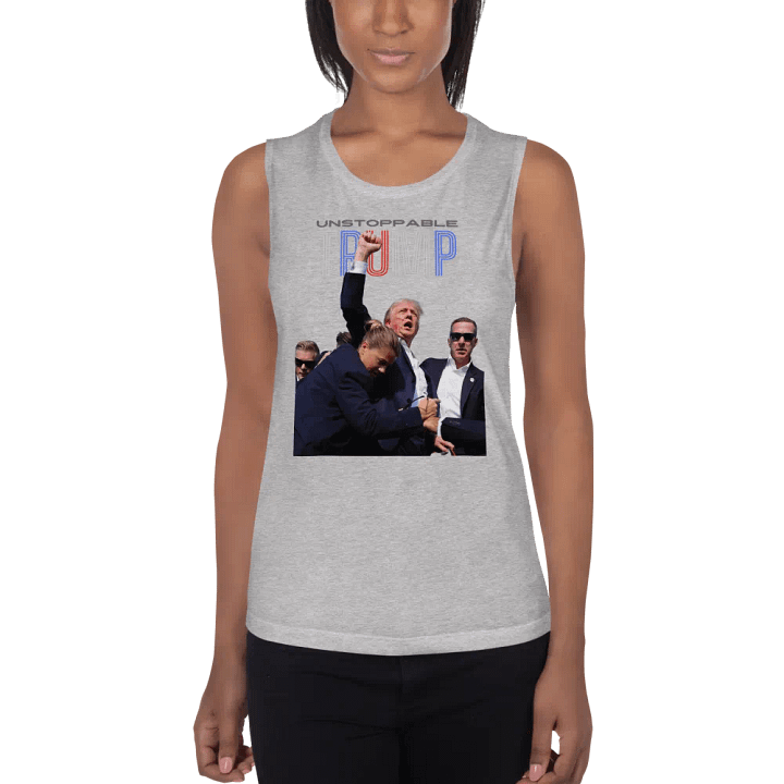 Unstoppable Trump: Fist Pumping Freedom Tank product image (4)