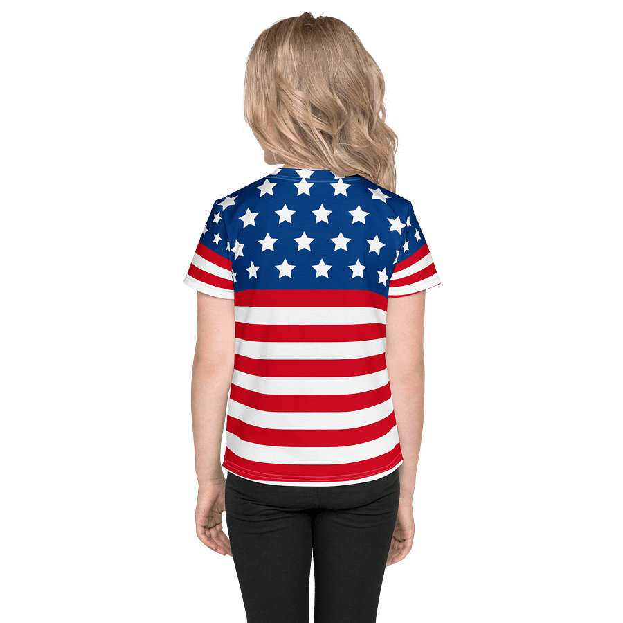 Patriotic Stars & Stripes Kids T-Shirt product image (2)