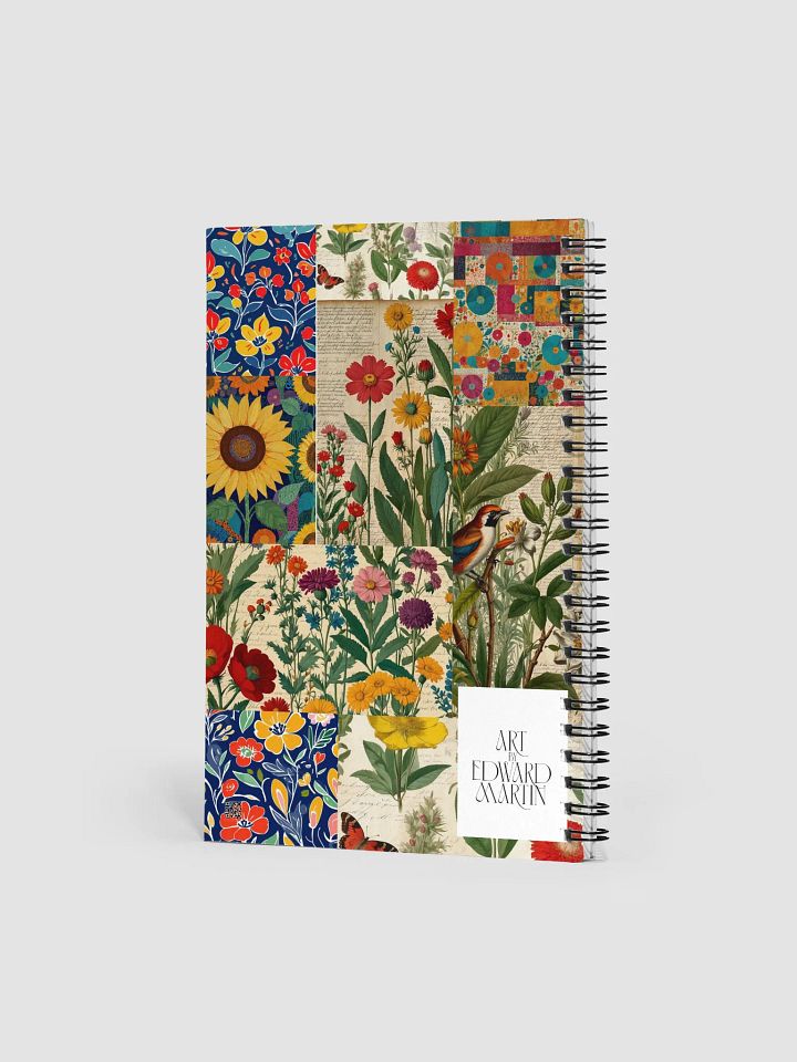 Floral Fusion Spiral Notebook product image (2)