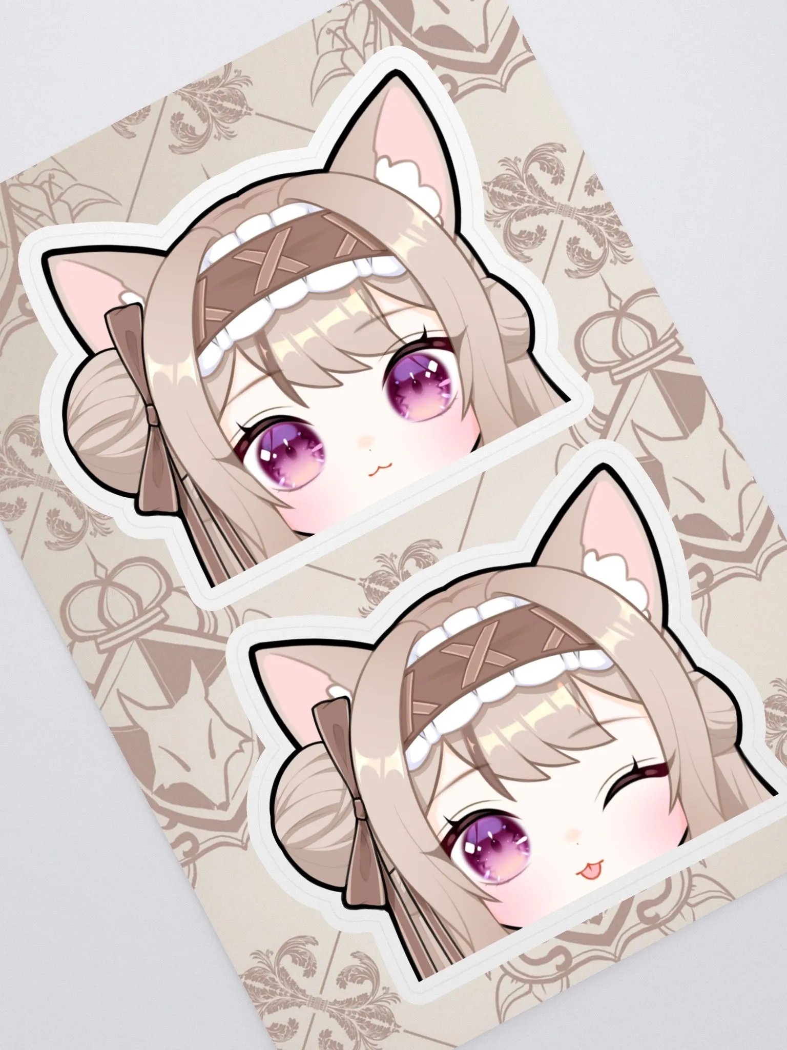 Mocha Peeker Sticker Set B product image (1)