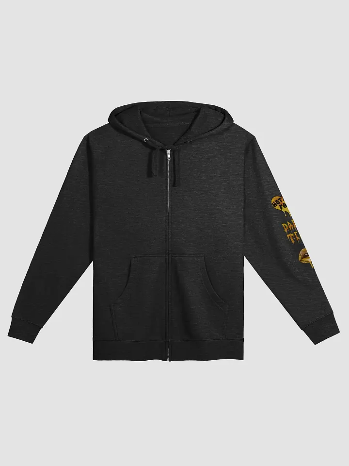 HOT BOX FAM GOLD LOGOS WITH HOT FAM LOGO ZIP UP HOODIE product image (3)