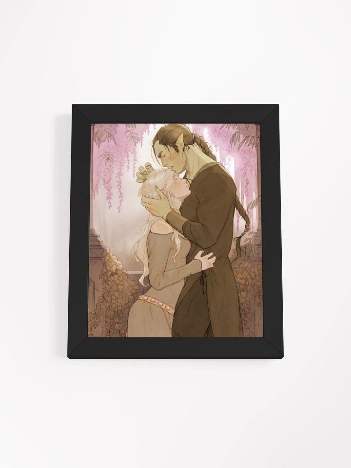 The Librarian and the Orc Framed Art Print, by E.K. Belsher product image (1)