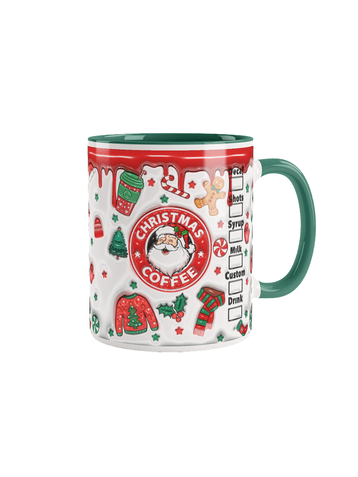 Christmas Coffee Chaos Mug – Retro Santa Sass with Holiday Class! product image (2)