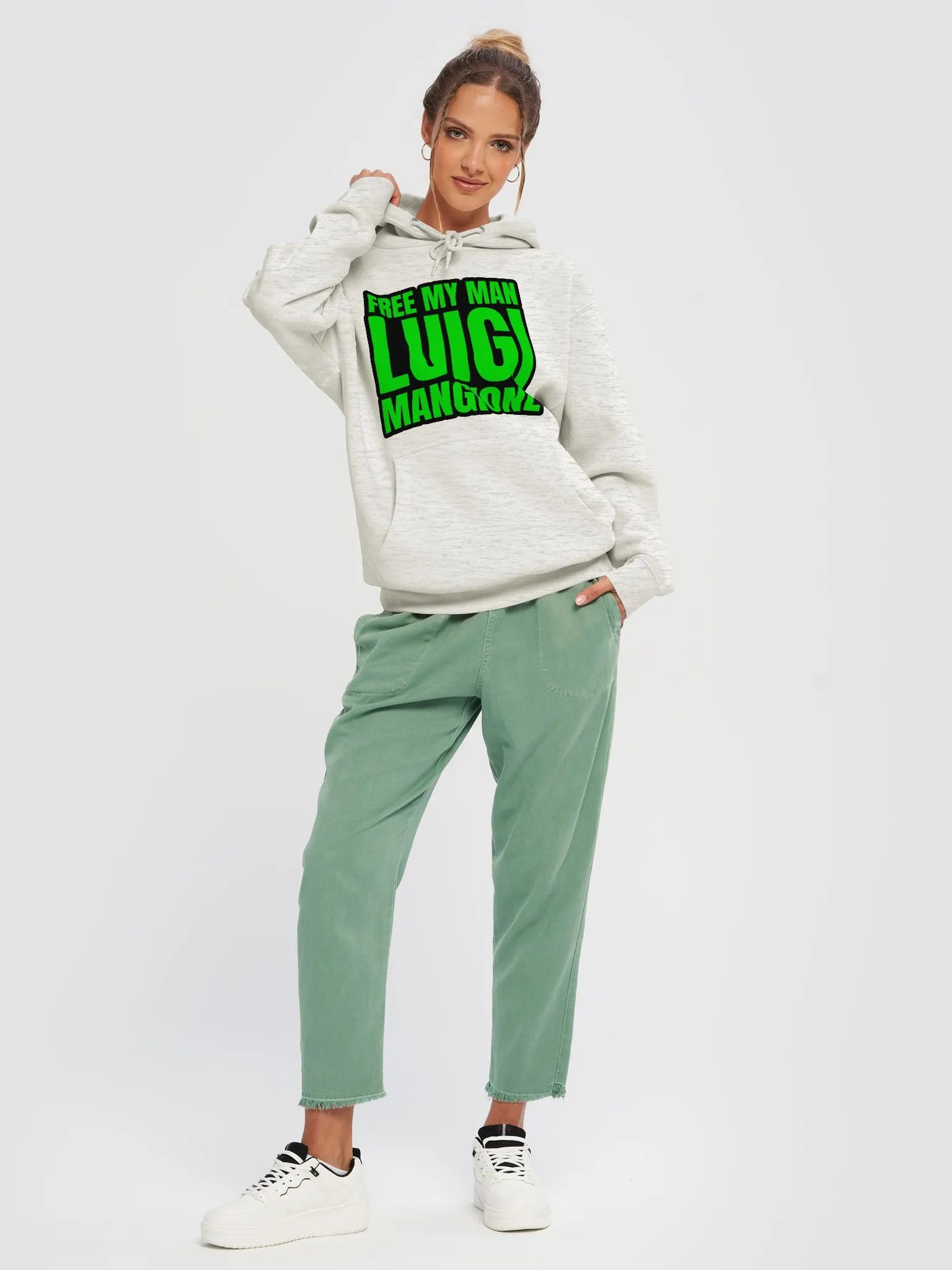 FREE MY MAN LUIGI MANGIONE Pullover Hoodie product image (1)