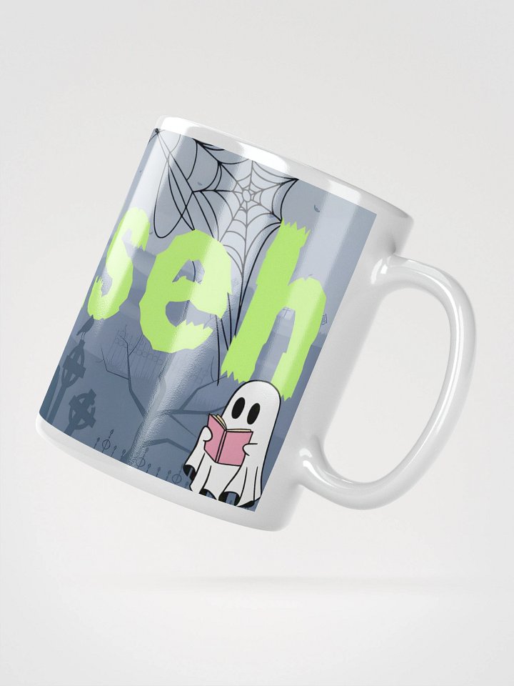 Spooky Ghosts White Glossy Mug product image (4)