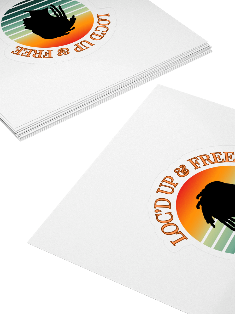 Loc'd Up & Free Sticker Set product image (4)