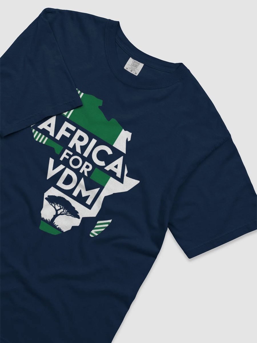 Africa for VDM Nigeria Naija Flag Ratel Very Dark Man Heavyweight T-shirt product image (40)