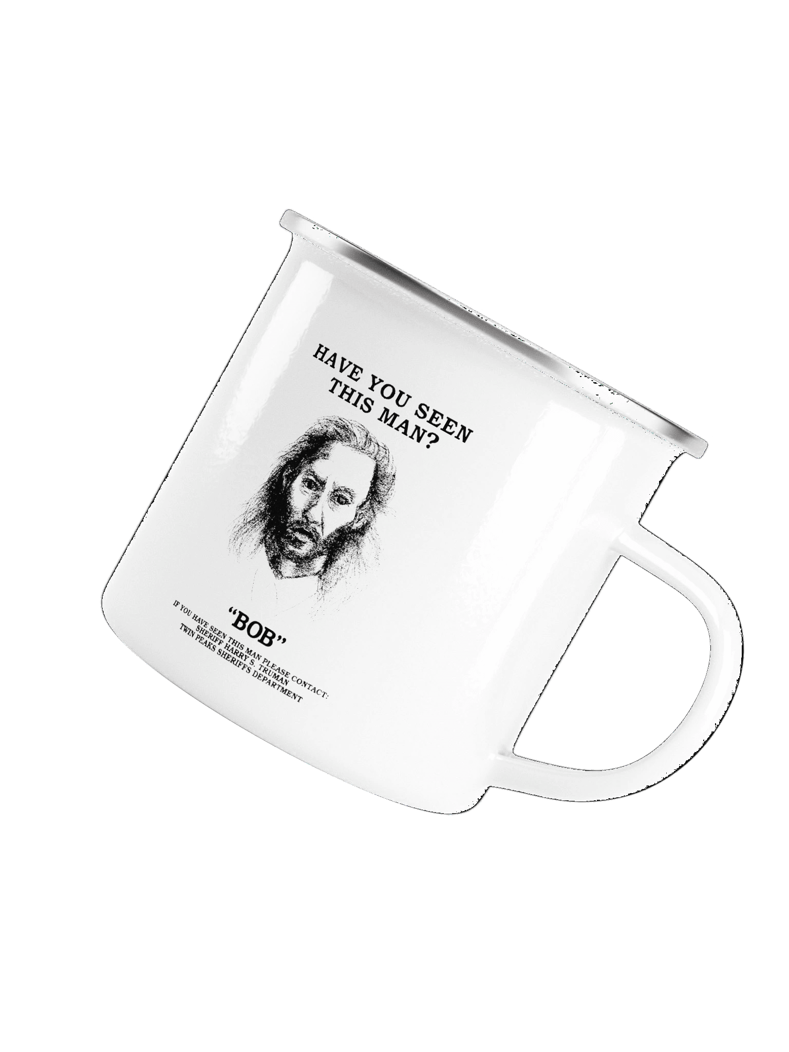 HAVE YOU SEEN THIS MAN ENAMEL MUG product image (5)