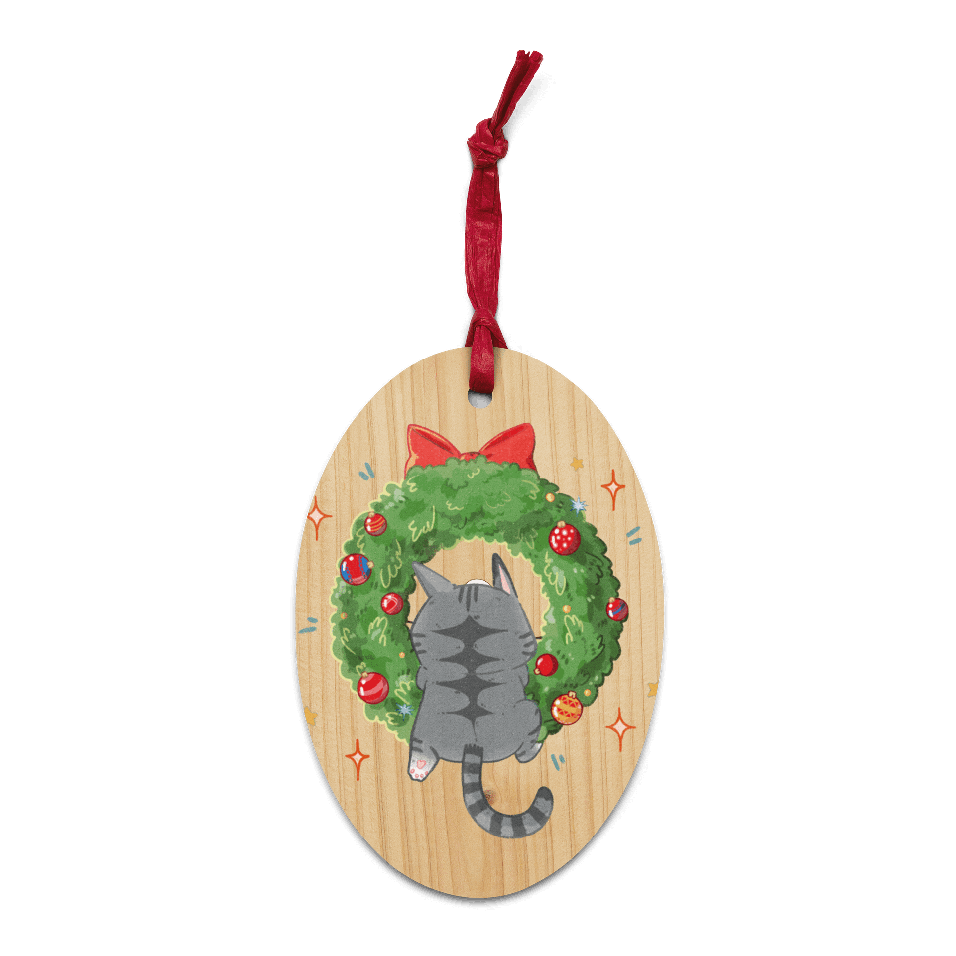 Christmas ornament Tabby cat product image (5)