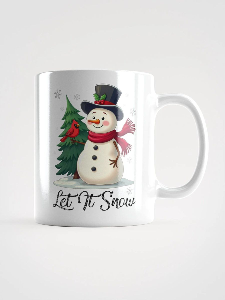 Let It Snow - Snowman with Cardinal Mug product image (1)