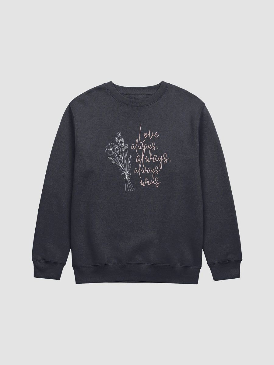 Love Wins Navy Crew Neck product image (1)
