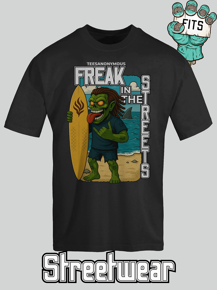Streetwear Graphic Tee - Surfs Up by Freak in the Streets product image (1)