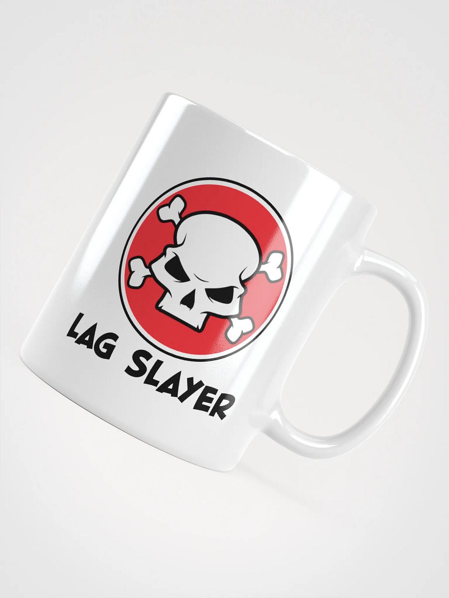 Lag Slayer Gamer Skull Coffee Mug product image (4)