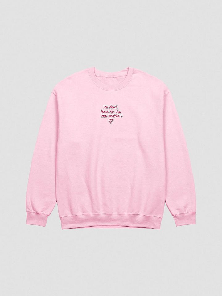 ONE ANOTHER (pink bubble design) embroidered crewneck product image (2)
