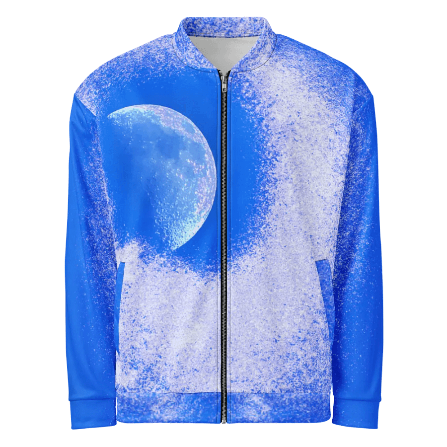 Disintegrating Moon Unisex Bomber Jacket product image (4)